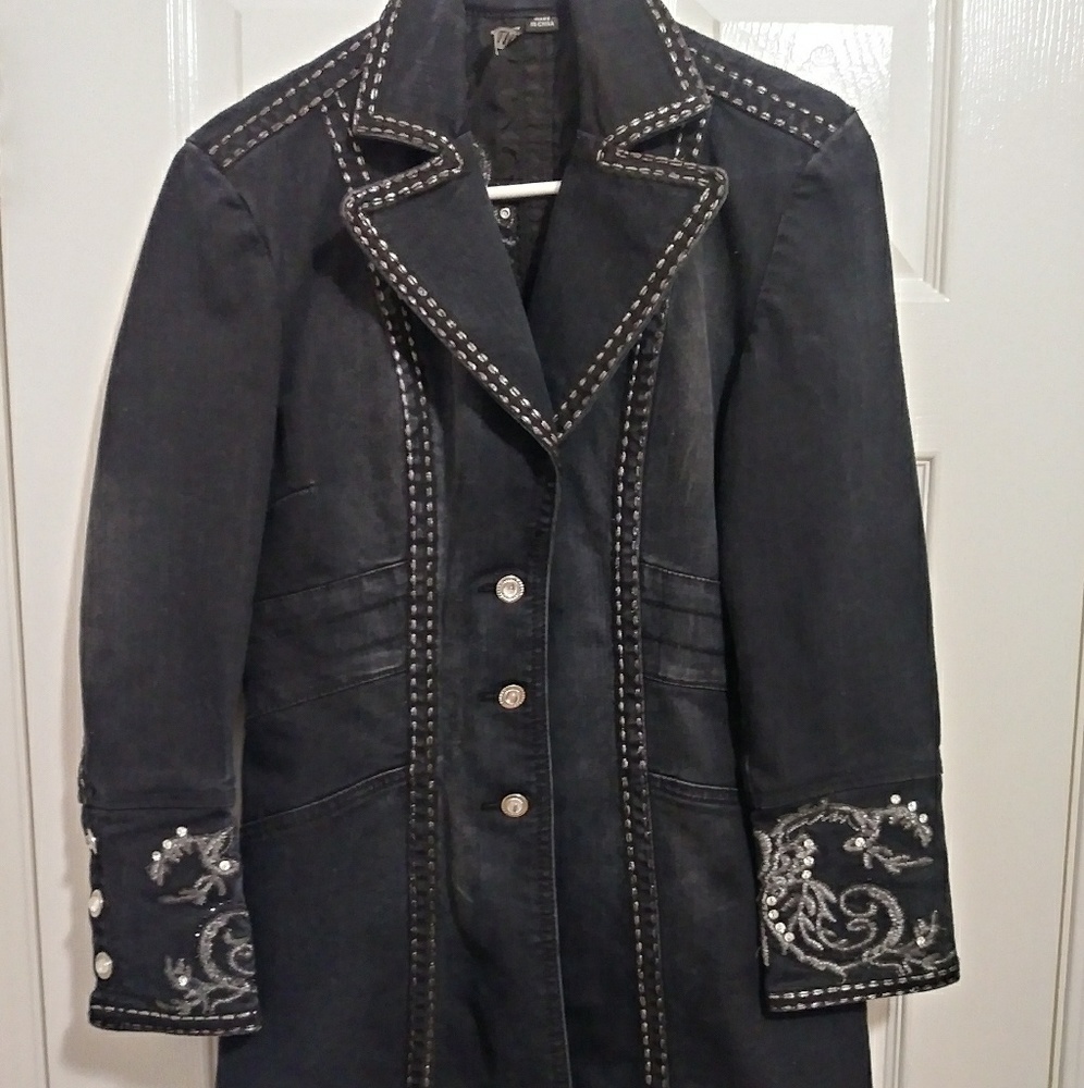 Ethyl(long) denim coat